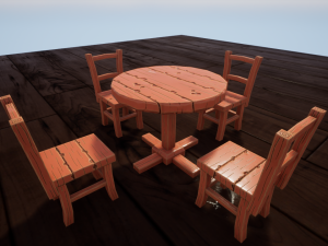table set 04 Model 3D