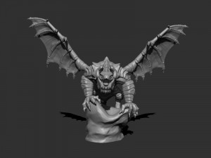 elemental dragon for printing 3D-printmodel