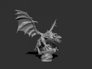 elemental dragon for printing 3D-Druckmodell