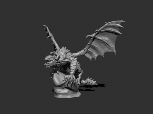 elemental dragon for printing 3D-Druckmodell
