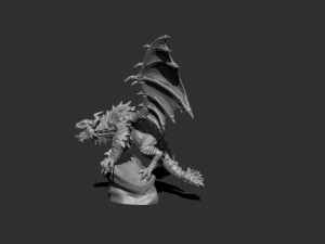 elemental dragon for printing 3D-Druckmodell