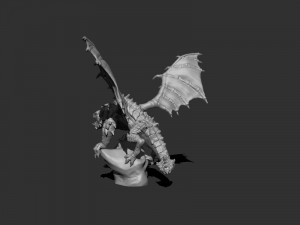 elemental dragon for printing 3D-Druckmodell