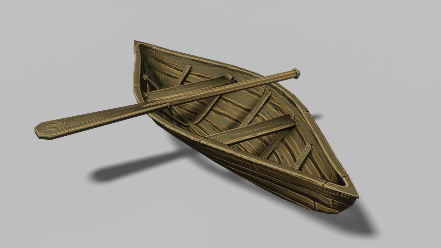 simple boat 01 3D Model .c4d .max .obj .3ds .fbx .stl .blend 