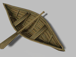 simple boat 01 3D Model