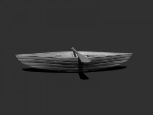 simple boat 01 3D Model
