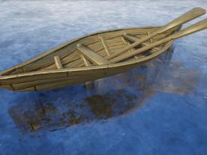 simple boat 01 3Dモデル
