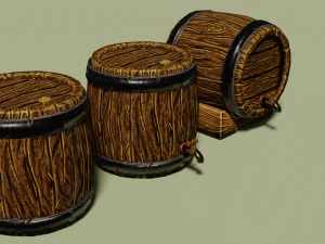 barrel 01 3D Model