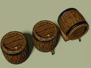 barrel 01 3D Model