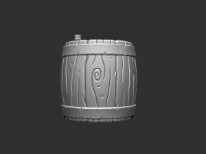 barrel 01 3D Model