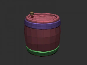 barrel 01 3D Model