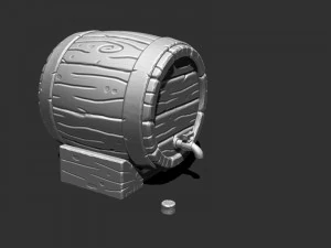 barrel 01 3D Model