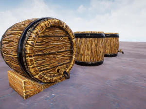barrel 01 3D Model