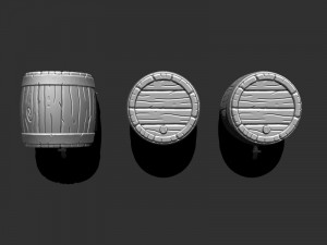 3d barrel for printing 3D प्रिंट मॉडल