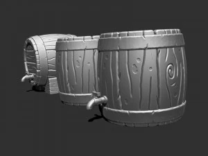 3d barrel for printing 3D Print Model