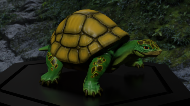 3d turtle Modèle 3D .c4d .max .obj .3ds .fbx .stl .blend 