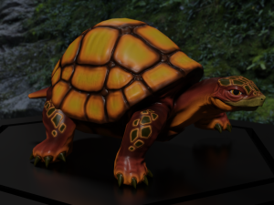 3d turtle Modèle 3D