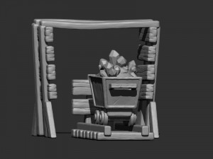3d printing mine props 3D 프린트 모델