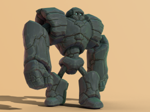goly the golem 3D मॉडल