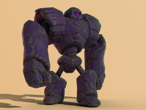goly the golem 3D मॉडल