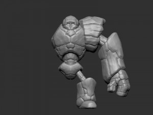 goly the golem 3D मॉडल