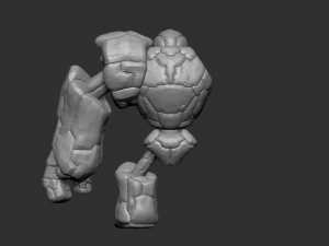 goly the golem 3D मॉडल