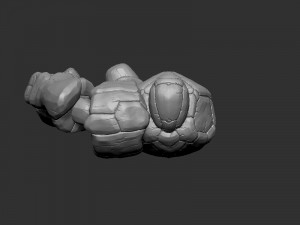 goly the golem 3D मॉडल