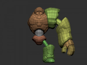 goly the golem 3D मॉडल