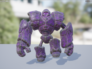 goly the golem 3D मॉडल