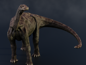 3d shunosaurus 3D Модель