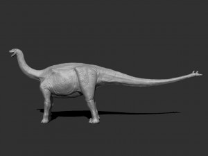 3d shunosaurus 3D Модель