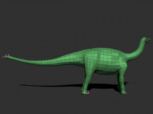 3d shunosaurus 3D Модель