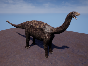 3d shunosaurus 3D Модель
