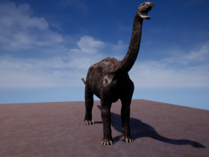 3d shunosaurus 3D Модель