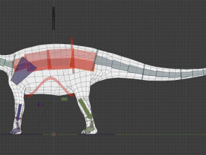 3d shunosaurus 3D Модель