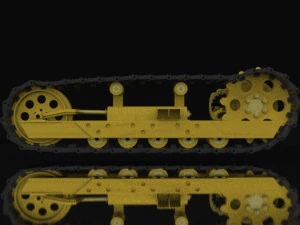 tracks for tractor 3D Model