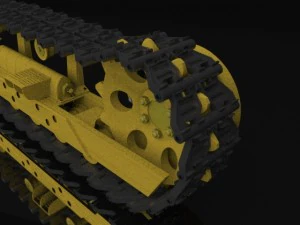 tracks for tractor 3D Model