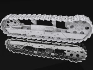 tracks for tractor 3D Model