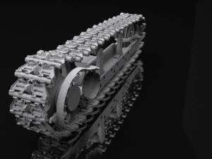 tracks for tractor 3D Model