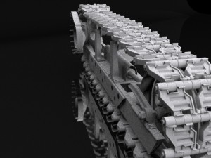 tracks for tractor 3Dモデル