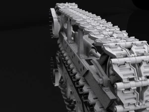 tracks for tractor 3D Model