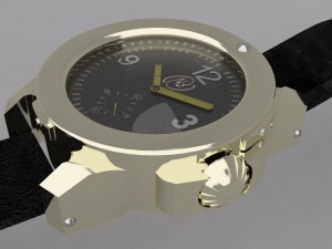 watch ennebi fondale vintage bronzo 3Dモデル