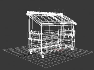 cassonetto Modello 3D