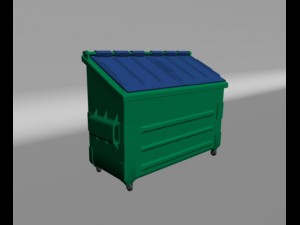 dumpster 3Dモデル