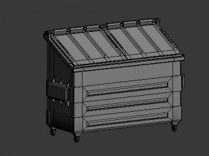 cassonetto Modello 3D