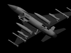 fighter jet 3Dモデル