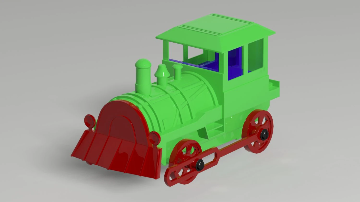 toy train 3D Model .c4d .max .obj .3ds .fbx .stl .blend 