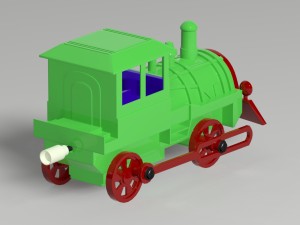 toy train 3D Модель
