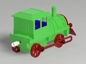 toy train 3D Model