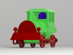 toy train 3D Модель