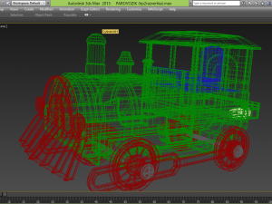 toy train 3D Модель